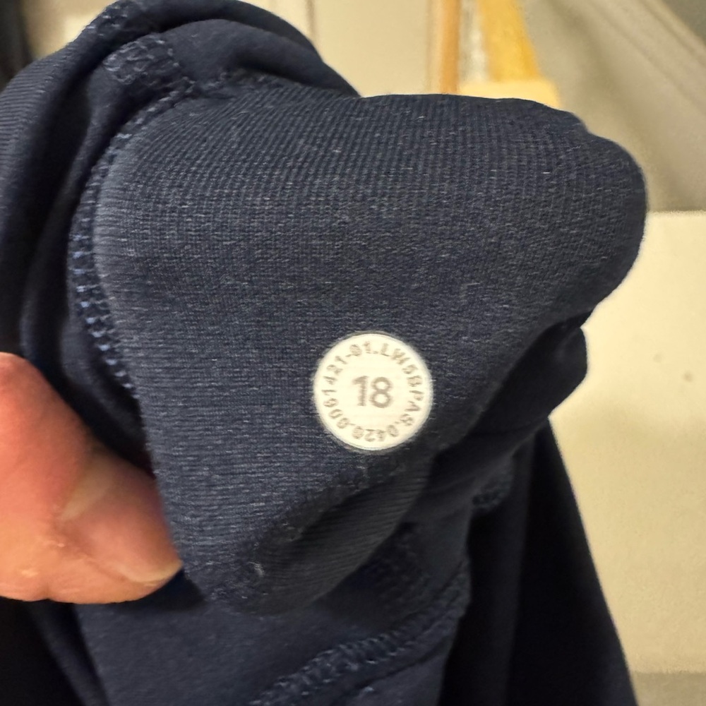 Lululemon Women’s Wunder Under High Rise. 25 inch. Size 18. Navy